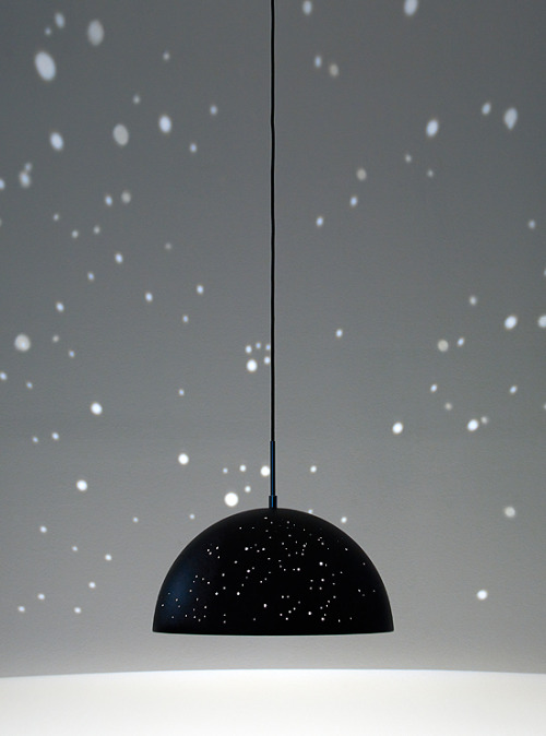 wickedclothes: Starry Night Ceiling Lamp The inside of this lamp features intricate and exact artist