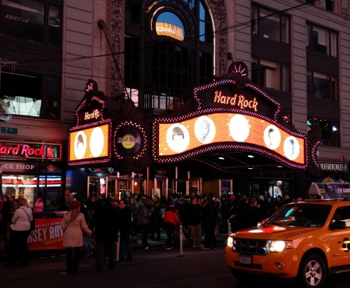 mymanhattanexperience:  Times Square. Midtown. Hard Rock Cafe. Formerly the Paramount Theater. 