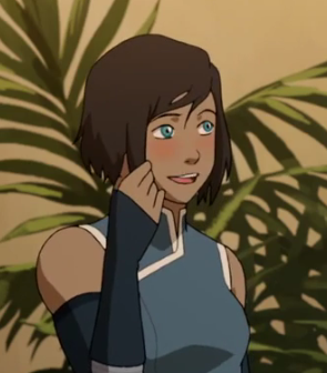 korractrify:13eclaire:My favorite part of Korrasami is that Korra went from looking at Asami like this:To looking at her like:yeah but no development