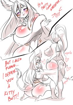 shizuerenai: Shizue Renai offering a nice thicc pussy. :3c   enjoy!  &lt; |D’‘‘‘