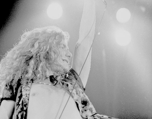 Robert Plant at The Forum in Inglewood, California. June 3, 1973.