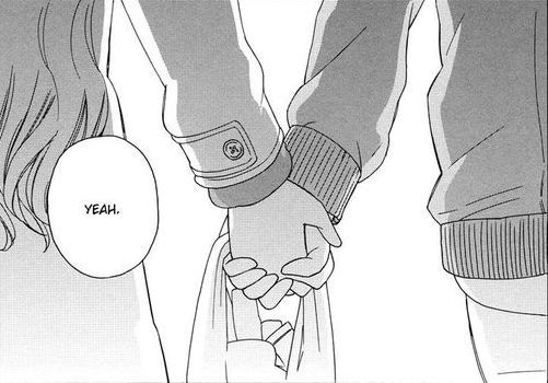 This is from the manga Lonely Wolf Lonely Sheep. Itâ€™s a shoujo ai manga about