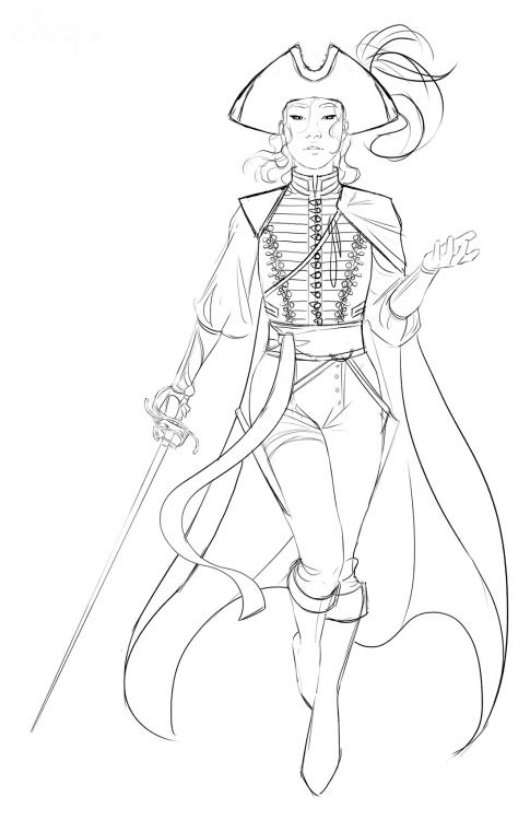 Captain Tilt Ashbreaker, otherwise known as Alete'o Vartalli, my air genasi rogue/sorcerer!