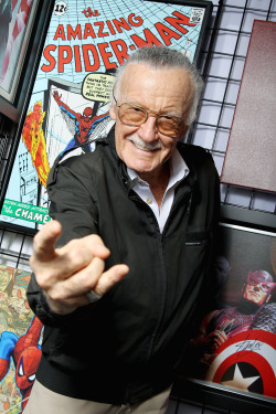 comicsforever:  Happy Birthday Stan Lee!!! // artwork by J.Scott Campbell (2012) Stan “The Man” Lee is turning 90 today. The longtime writer, publisher, editor and cheerleader for Marvel Comics has lived long enough to see his creations leap from