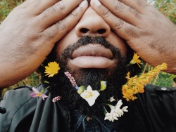 I had a girl once who used to do this with my beard, except with feathers. She called me featherbeard.