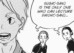 flightlesscrow:  ⤷ sugawara sawamura ❤ 3 