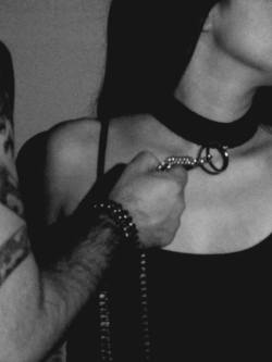 wolfsgrace:  ohmillie:  Collared 😍  Chained 