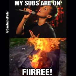 mxcaraudio:  My subs are on fire #meme #fire