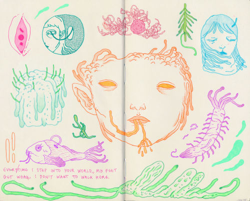 art-creature:  recent sketchbook stuff