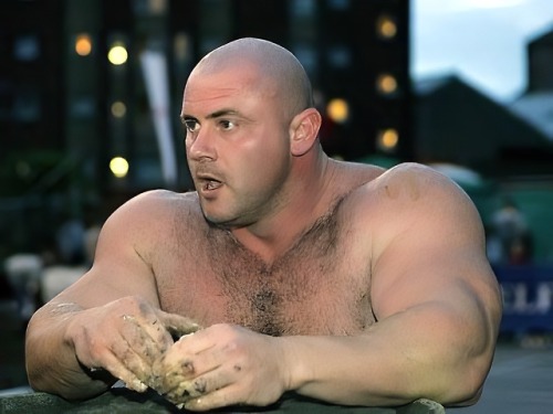 bearmythology: Steve Brooks is one strongman who I wished I had more images of. Just look at this br