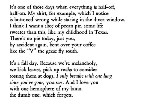 firstfullmoon: Mary Karr, “Diogenes Tries to Forget”[text ID: It’s one o