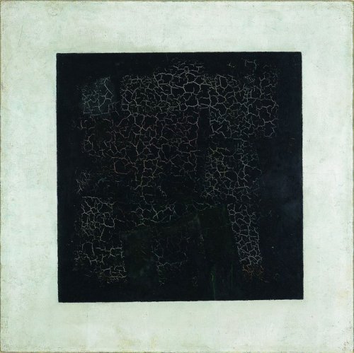 zeinfeld: Kazimir Malevich, Black Square (1913) // Gillian Carnegie, Black Square (1971)
