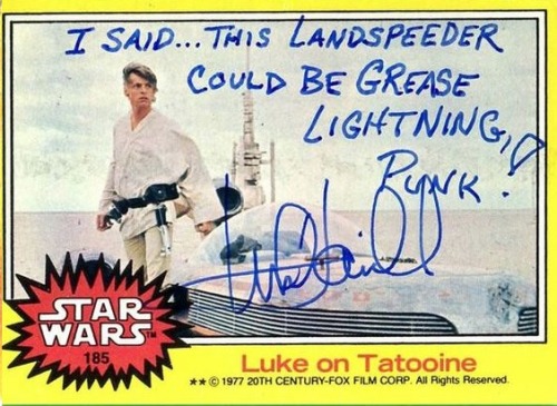 nkp1981: Mark Hamill’s autographs are hilarious Part 2 of the autographes: bit.ly/3CFi