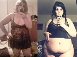 bbwcreampuff:here is another before and after.