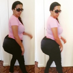 tweetyistumbln:  Caught off guard. Someone said I gained weight. What do you think?  Mega Donk!