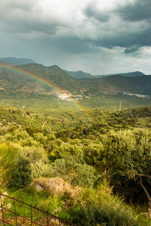 Everything’s gay.Rainbow above Crete, 2018.