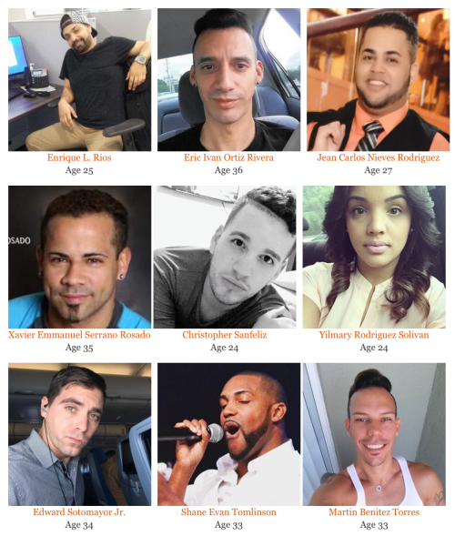 thehumorousace: the-2nd-star-to-the-right: medicine: Read about each victim of the Orlando Pulse sho