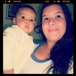 Euuooo e o plinxipe gostouusooo ♥ ♥ ♥ #baby #cute #beautiful #primo #princeso #delicious #meu ♥