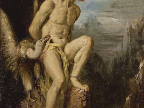 Gustave Moreau, Prometheus (detail), 1868