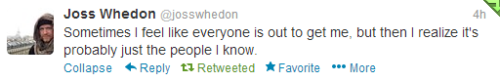 gildatheplant:thored:if you’re not already following Joss Whedon on twitter i highly recommend itEve