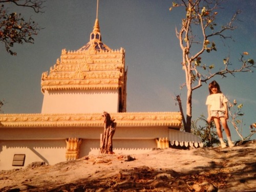 fruitbait: My Father took this of me in front of our village’s Buddhist Temple when I was eith