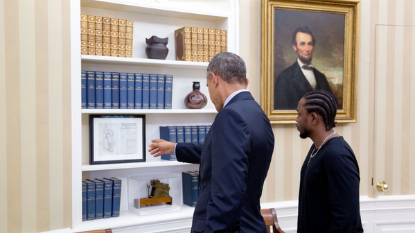 stereoculturesociety:  DailyPBO: The President &amp; Kendrick Lamar - October