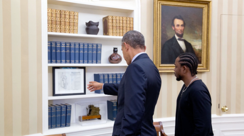 stereoculturesociety:  DailyPBO: The President & Kendrick Lamar - October 2015“Can you believe we’re both sitting in the Oval office?” - President ObamaLife complete. The story here. 