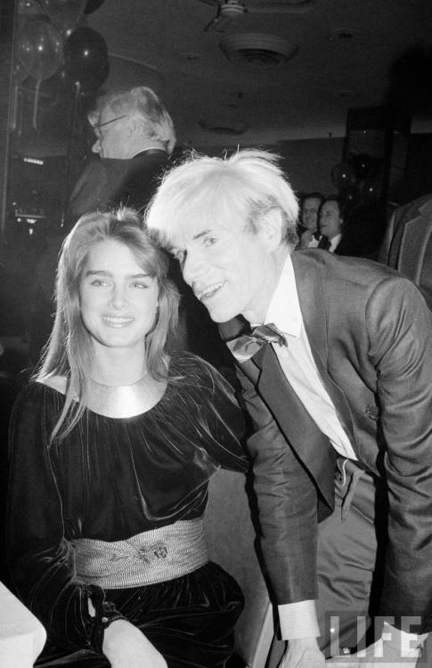 Brooke Shields and Andy Warhol(1981)