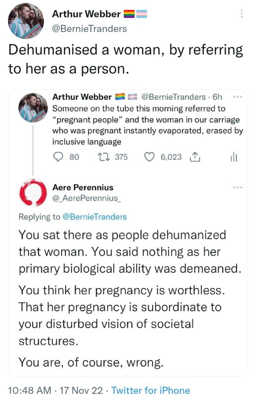Terfs Unironically Think That A Woman's Primary Biological Purpose Is To Give Birth And Still Call Themselves