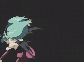 steamedtofu:  Morrigan Aensland in Night Warriors: Darkstalkers’ Revenge (1997)