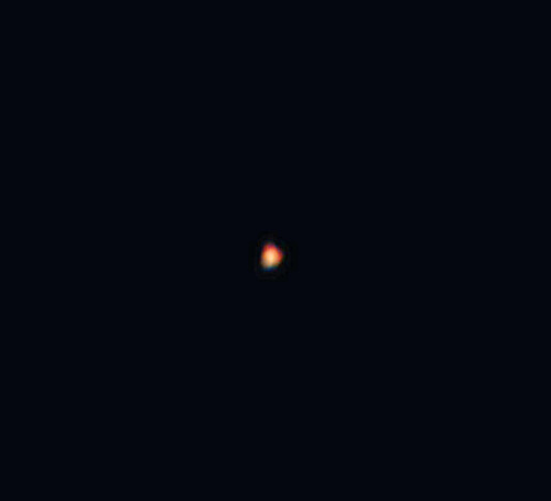 This is a slightly fuzzy picture of Mars! Just yesterday, the Perseverance Rover landed in the Jezer