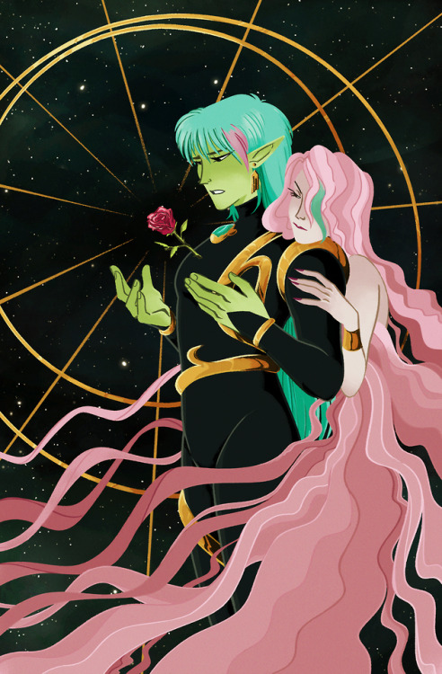 Fiore and the Xenian Flower from Sailor Moon R The Movie, full piece from the Kunihiko Ikuhara fan b