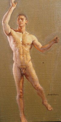 Maleart69:  David Hardy - Walking On Air - Oil On Gesso Panel