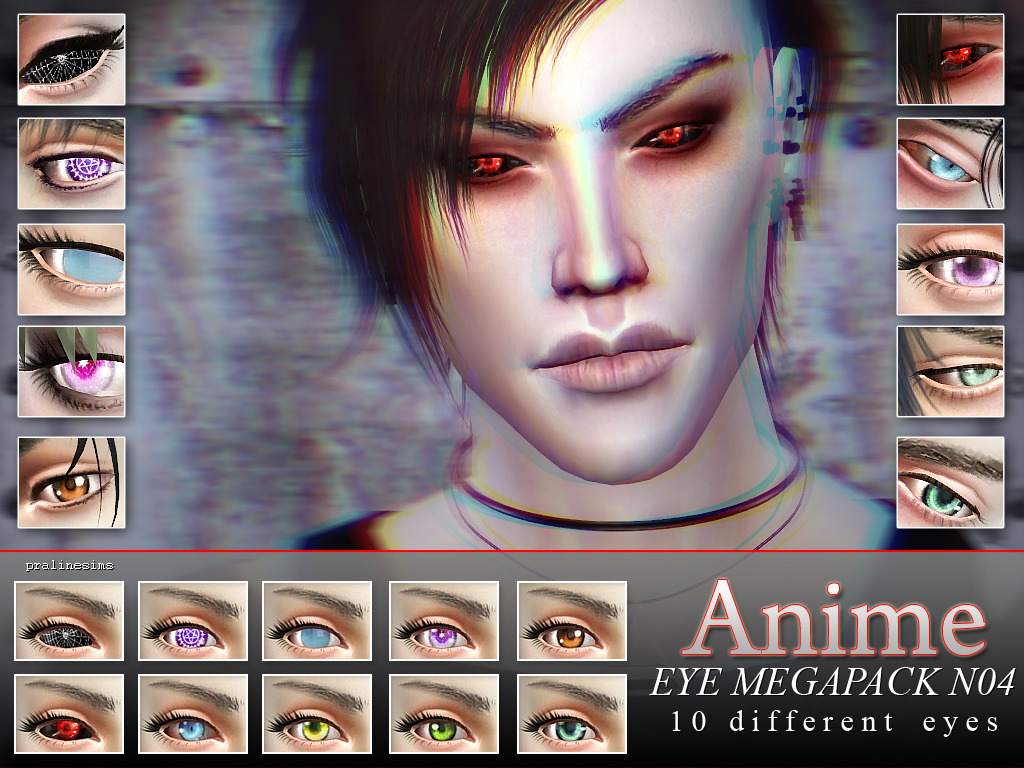 Sims 4 Anime Eyes Preset : This is the second and last version of the