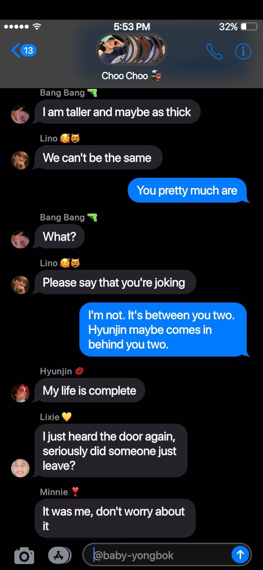 Poly SKZ!Fake Texts - They Ask You Who's Bigger