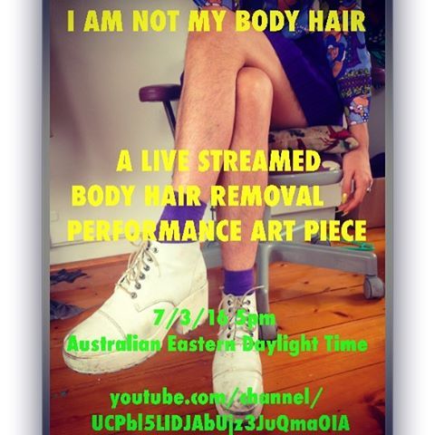 I’m going to #wax my #legs live on #YouTube this Monday at 5pm AEST, to show the #effort and #