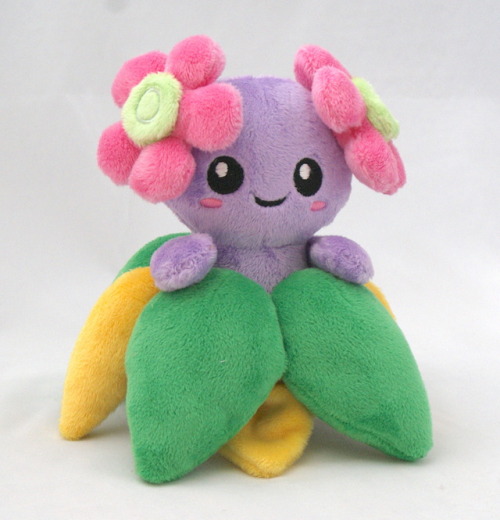 Enjoyed making this little girl. A Shiny Bellossom, about 6 inches tall, made of minky fabric.