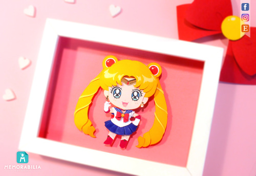 Our improved Paper Cut Sailor Soldiers are back on our Etsy Shop!Our paper cut Sailor Moon has got a