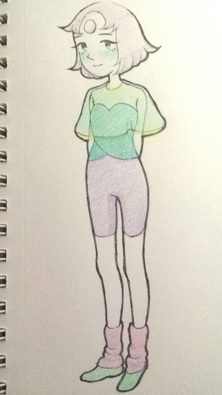 roiyarumilktea:  it’s not very good quality but I drew pearl! haha I haven’t