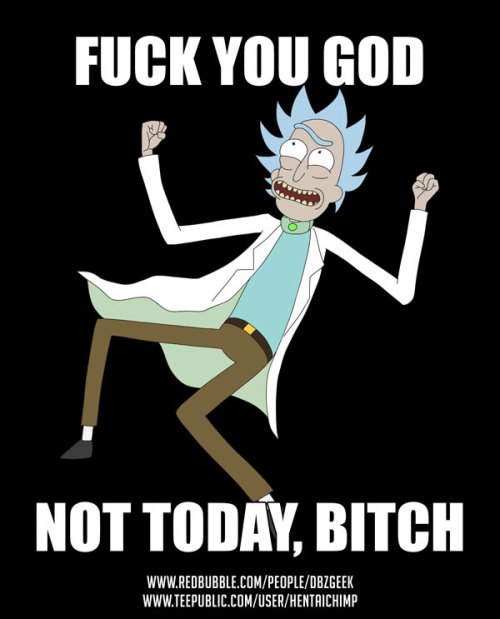 Rick God doesn&rsquo;t exist - Rick and Morty rdbl.co/2kok9zh #RickandMorty #RickSanchez 