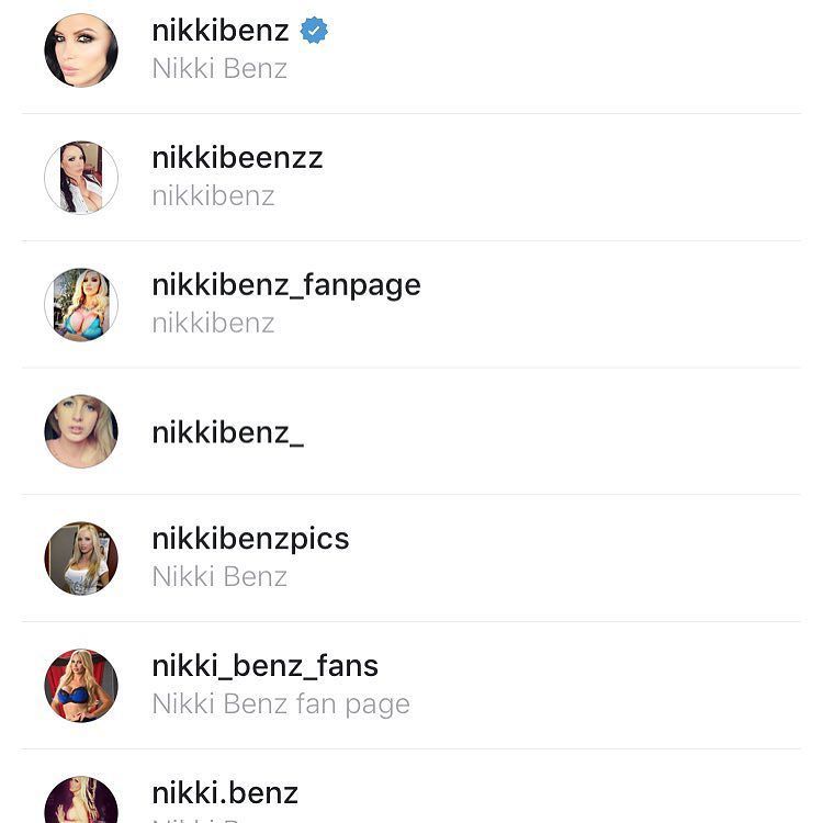 Only one is da real me mmmkay @nikkibenz with the blue check mark 🙌🏽 #benzmafia