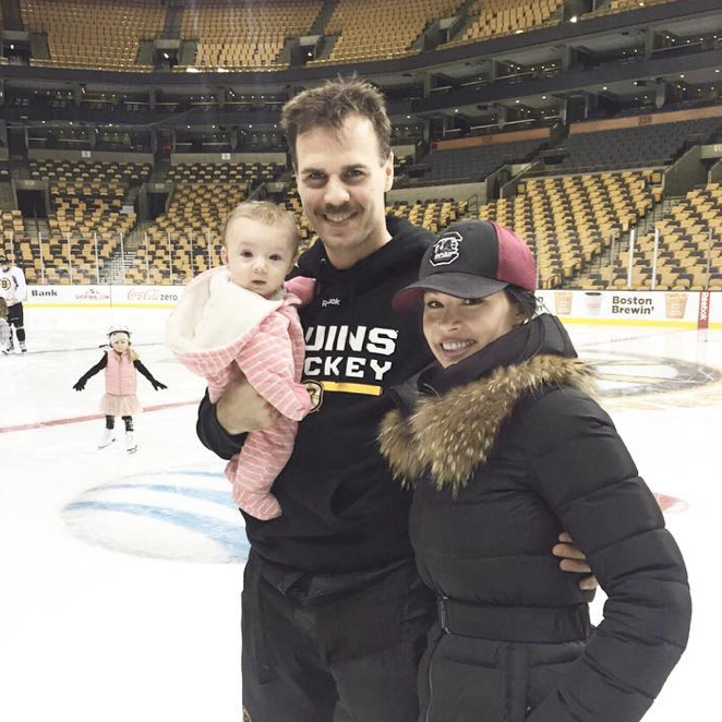 Wives and Girlfriends of NHL players — David & Naomi Krejci
