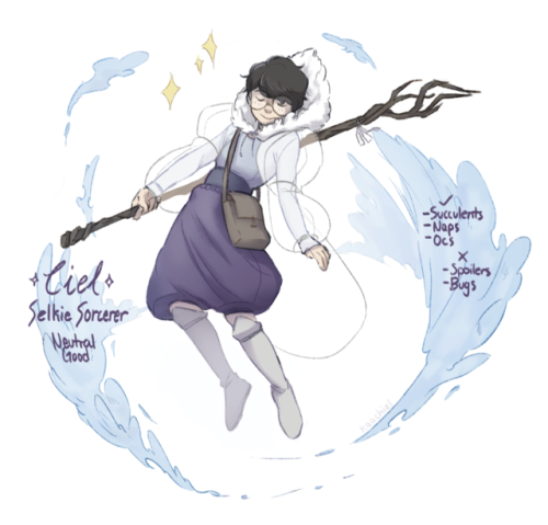 my D&amp;Dsona for my college’s fb group~