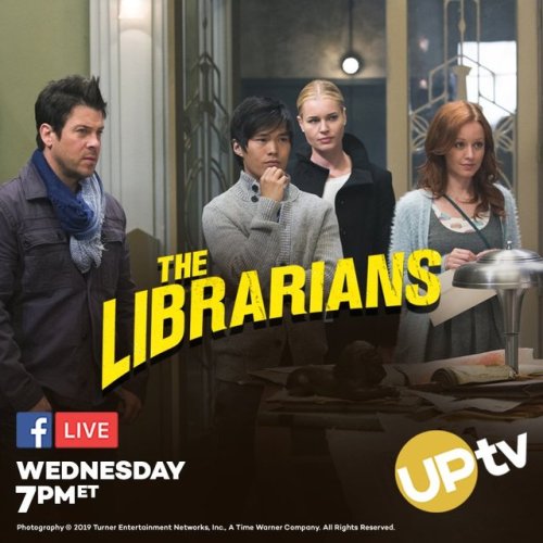 @UPtv: Mark your calendars: this is BIG! The cast of #TheLibrarians are reuniting for a Facebook Liv