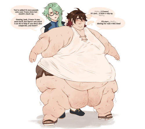 Ga Ming's Monthly Doctor Checkups With Baizhu Can Be Quite Embarrassing When His Weight Gain Is Beyond