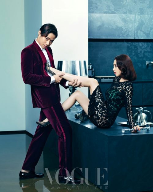 Chun Jung Myung, Kim Min Jung Для Vogue 10/2013