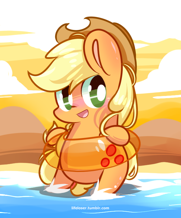 lifeloser:  applejack~  Cute lil AJ~ &lt;3