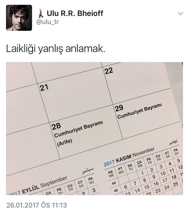 Laikliği yanlış...