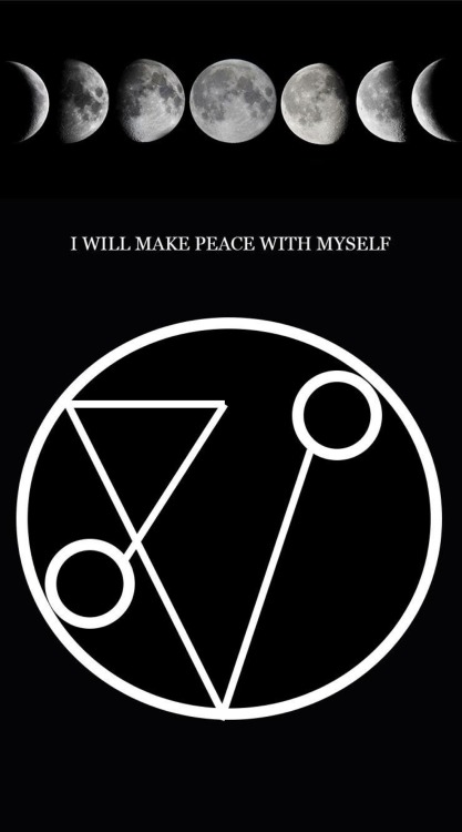 imperfection&ndash;illuminated: I made my sigil into a background for my phone