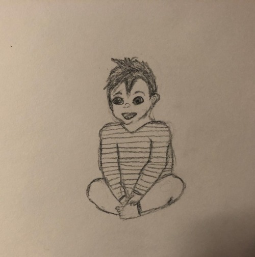 I drew a baby Tobias, appreciate it.  I also added a baby Simon and a baby Martin, but Martin turned